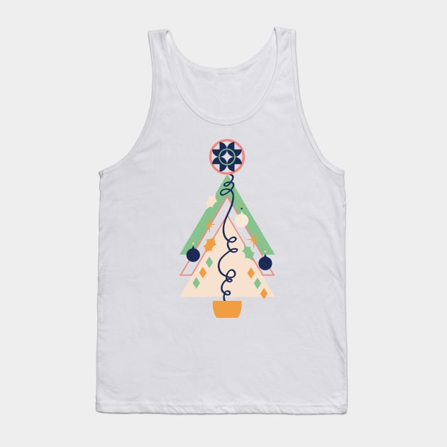 Geometric Tank Top by faiqawaheed